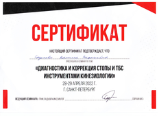 Сертификат Садыкова Камила Рафаэльевна